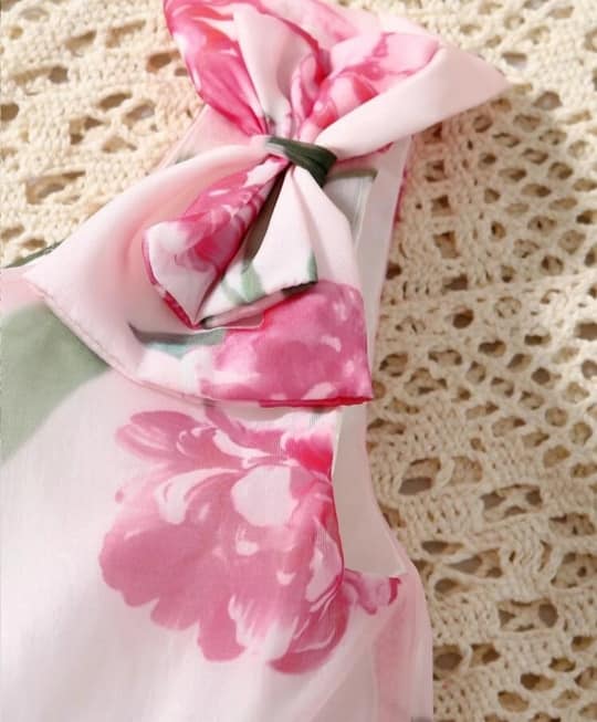Pink Party Wear Frock
