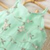 Baby Floral Mint Green Dress