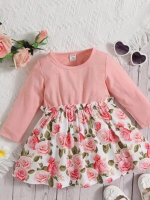 Baby Floral Mint Green Dress