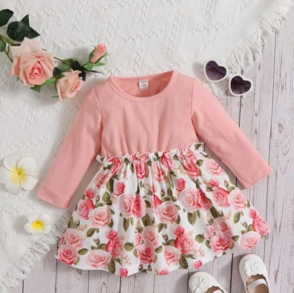 Pink Full Sleeves dress