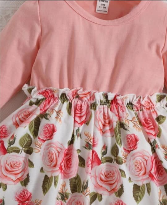 Pink Full Sleeves dress