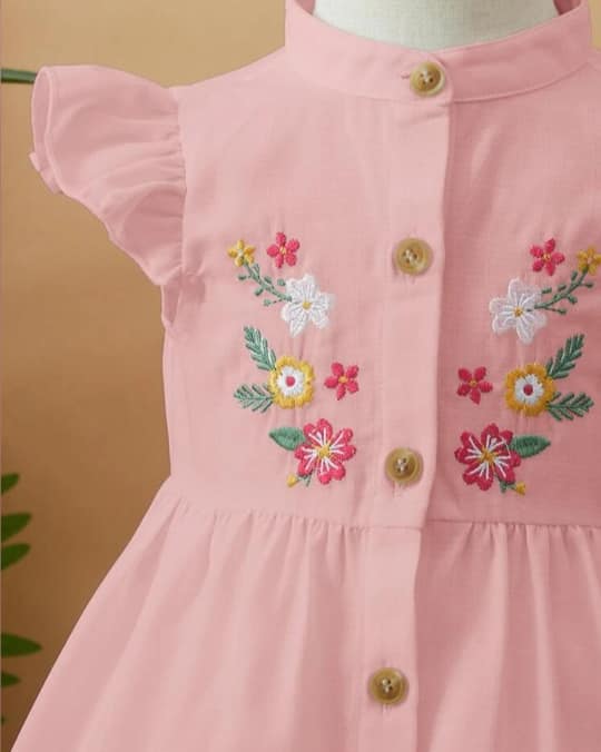 Floral Embroidery Dress