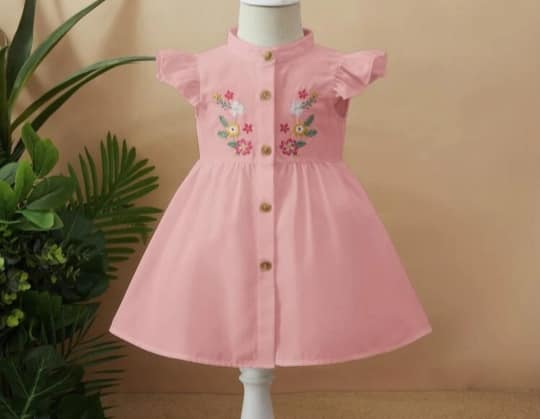 Floral Embroidery Dress