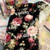 Floral black shirt