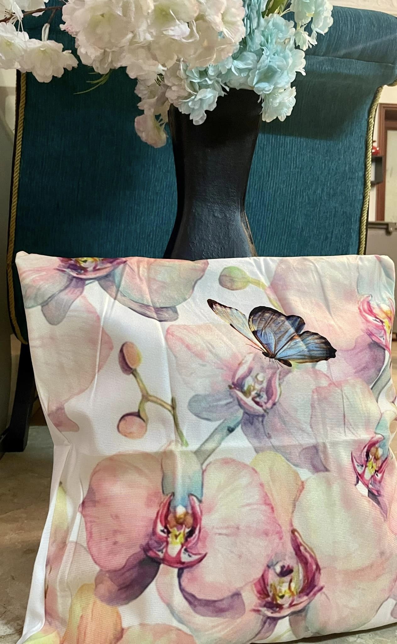 Floral Printed Cushion