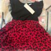 red and black