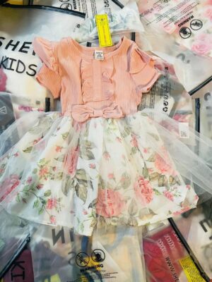 party wear pink dress