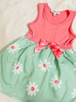 pink and sea green