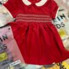 smoking red frock