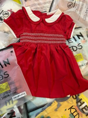 smoking red frock