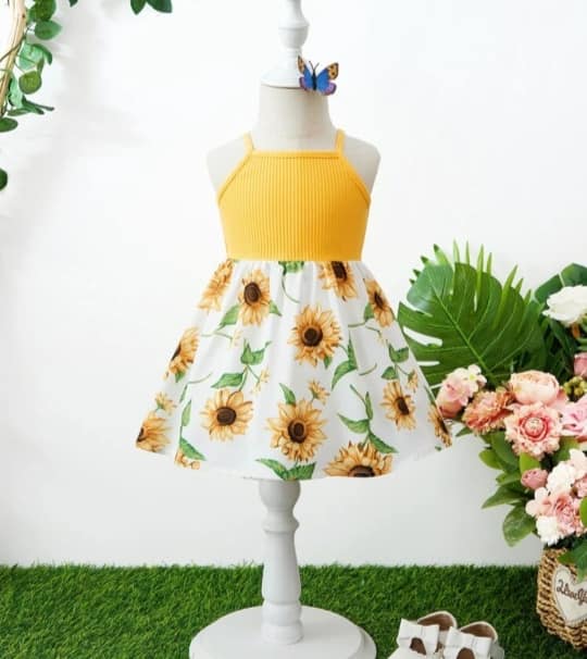 Sunflower Cami Dress