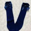 Bow Décor Long Socks