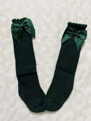 Bow Décor Long Socks