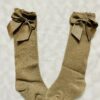 Bow Décor Long Socks