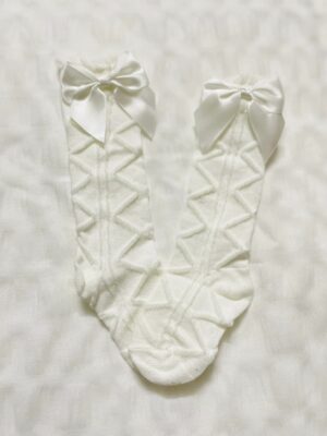 Bow Decor Socks