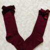 Velvet Bow Socks