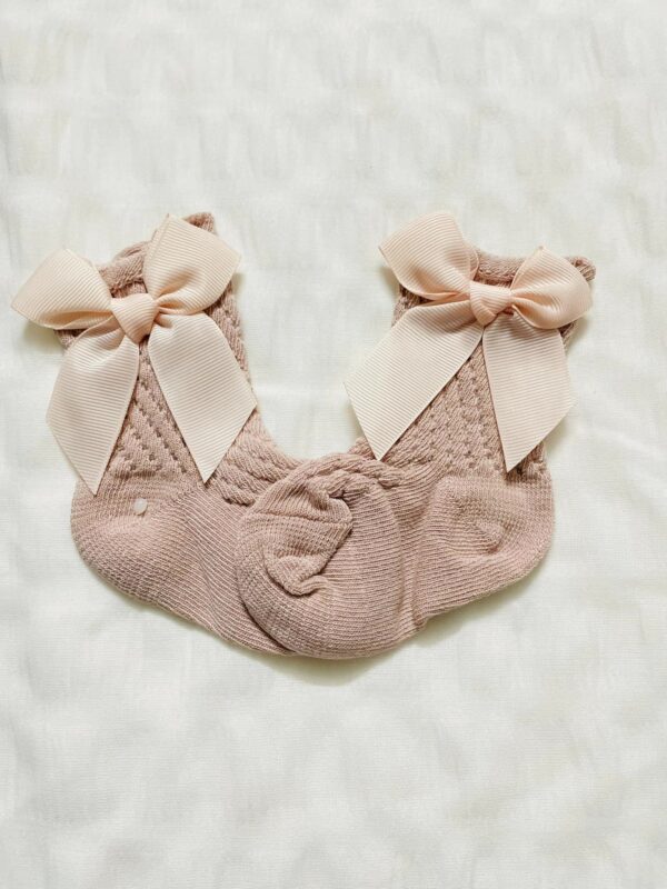 Short Bow Decor Socks