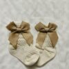 Short Bow Decor Socks
